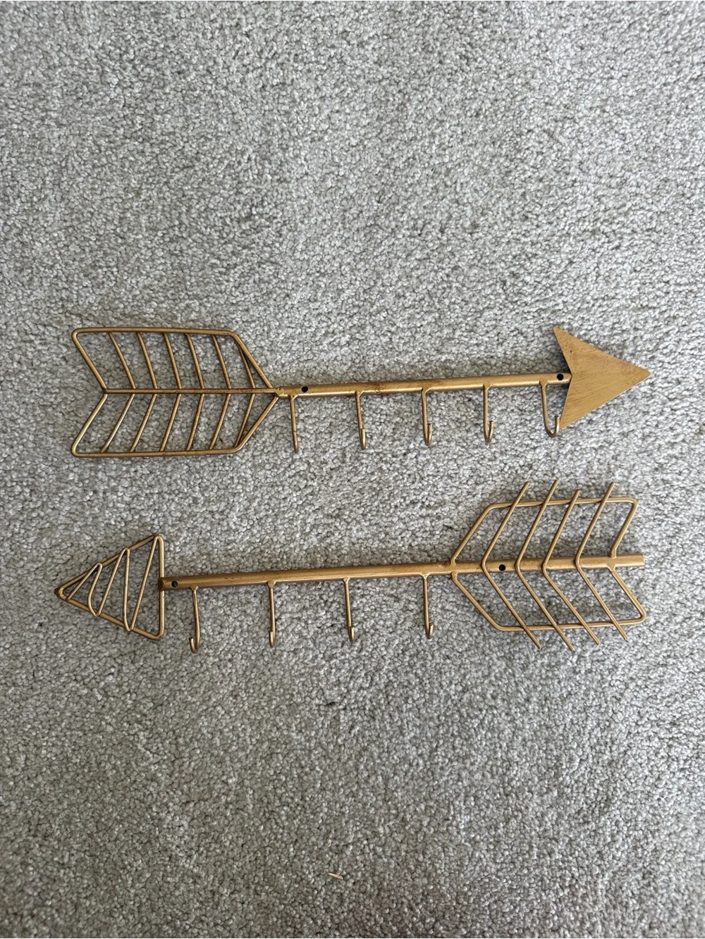 Decorative Bronze Arrow Wall Hooks - Bronze Arrow Coat Rack